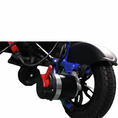 Electric wheelchair size 50 cm - side battery