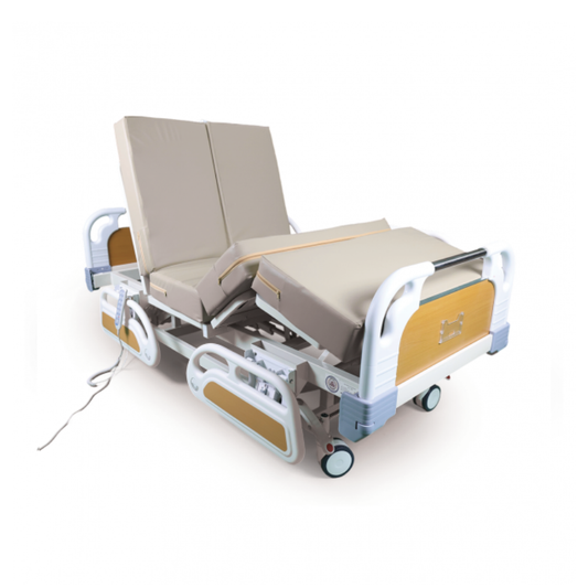 6-motion electric bed (patient turning feature) + mattress