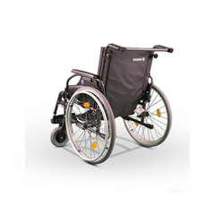 52cm padded aluminum chair (with back handle for pushing)