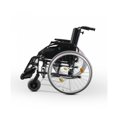 52cm padded aluminum chair (with back handle for pushing)