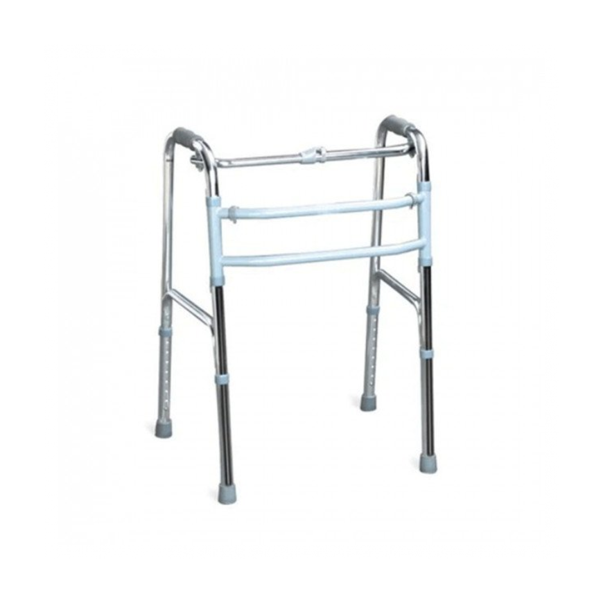 Aluminum folding walker, fixed and mobile