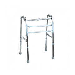 Aluminum folding walker, fixed and mobile