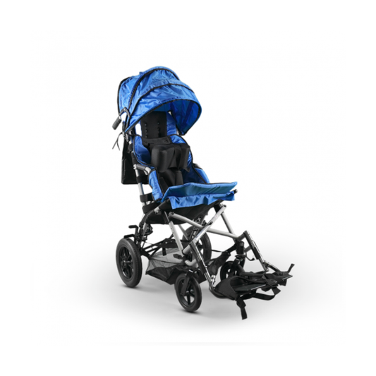 Lightweight and easy to fold stroller - blue