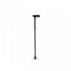 Single folding steel crutch