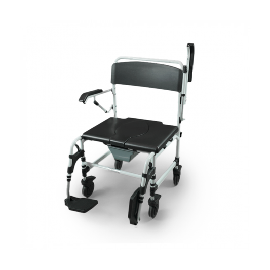 Wide bathroom chair with large back covers