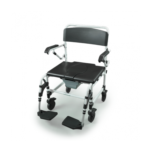 Wide bathroom chair with large back covers