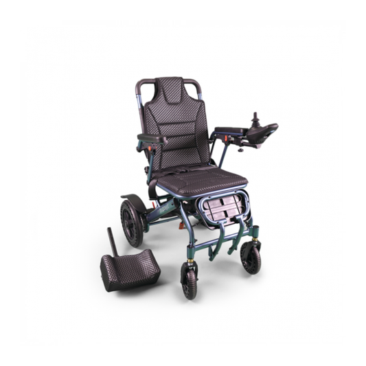 Lightweight electric folding chair (with movable back and headrest)